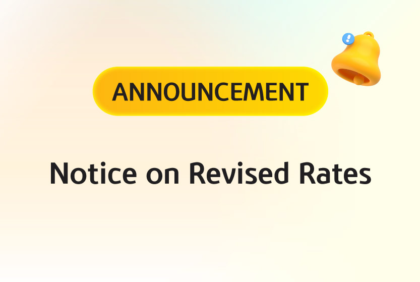 Notice of Interest Rate Change for Deposit Accounts