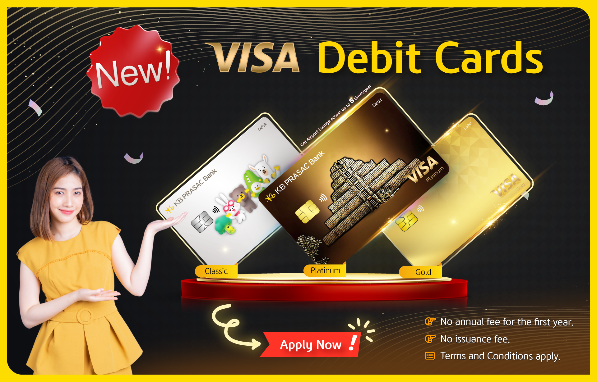 KB PRASAC VISA Debit Cards